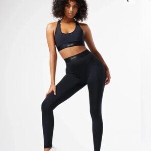 Savage x Fenty High-Waist Pocket Legging Workout Black Athleisure Workout XL